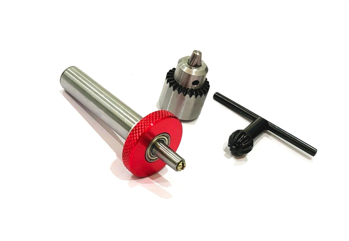Micro Fine Drill Adaptor Miniature Quill 1/2" Shank-JT0 Taper to mount Drill Chuck