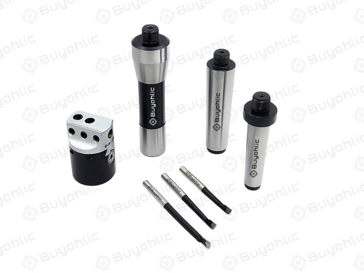 Head Diameter 1.5" Inch Boring Heads w/ Shanks & Cutting Tools