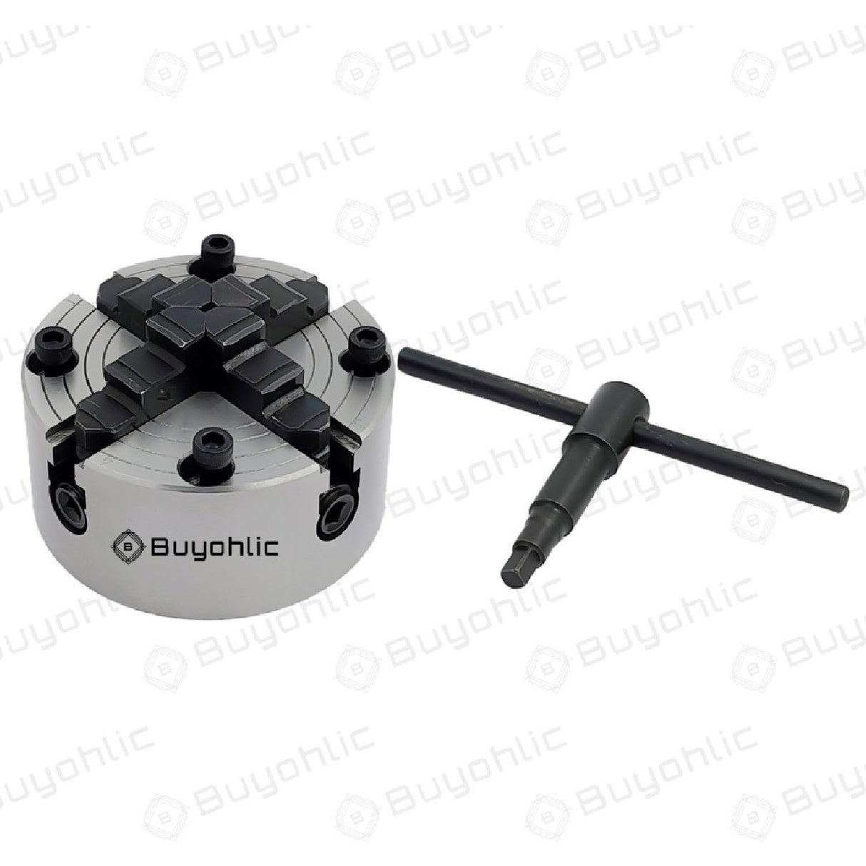 Heavy Duty Chucks With Back Plate for HV4 I 5 I 6 Rotary Tables and Lathe Machines