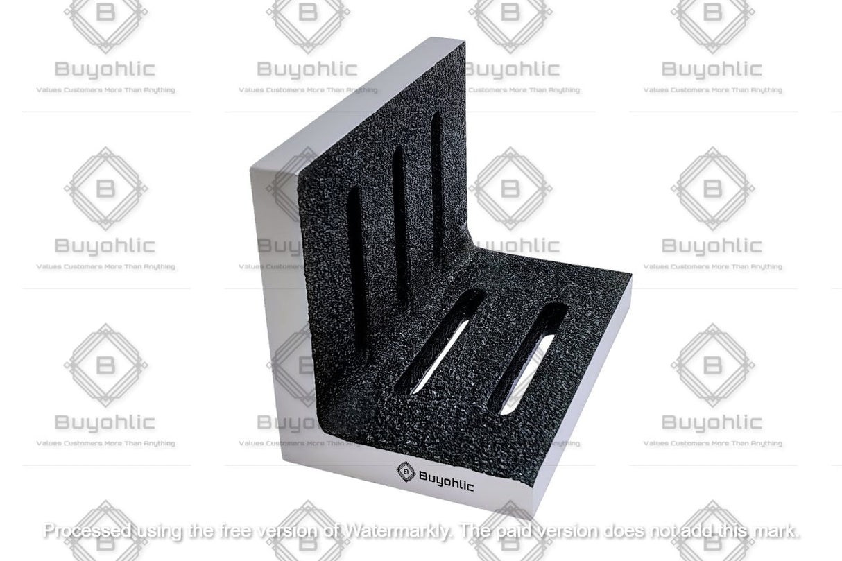 Precision Caste Iron Slotted Angle Plate-Stress Relieved