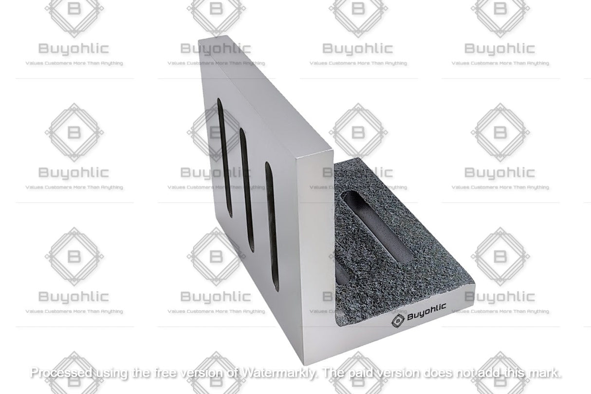 Precision Caste Iron Slotted Angle Plate-Stress Relieved