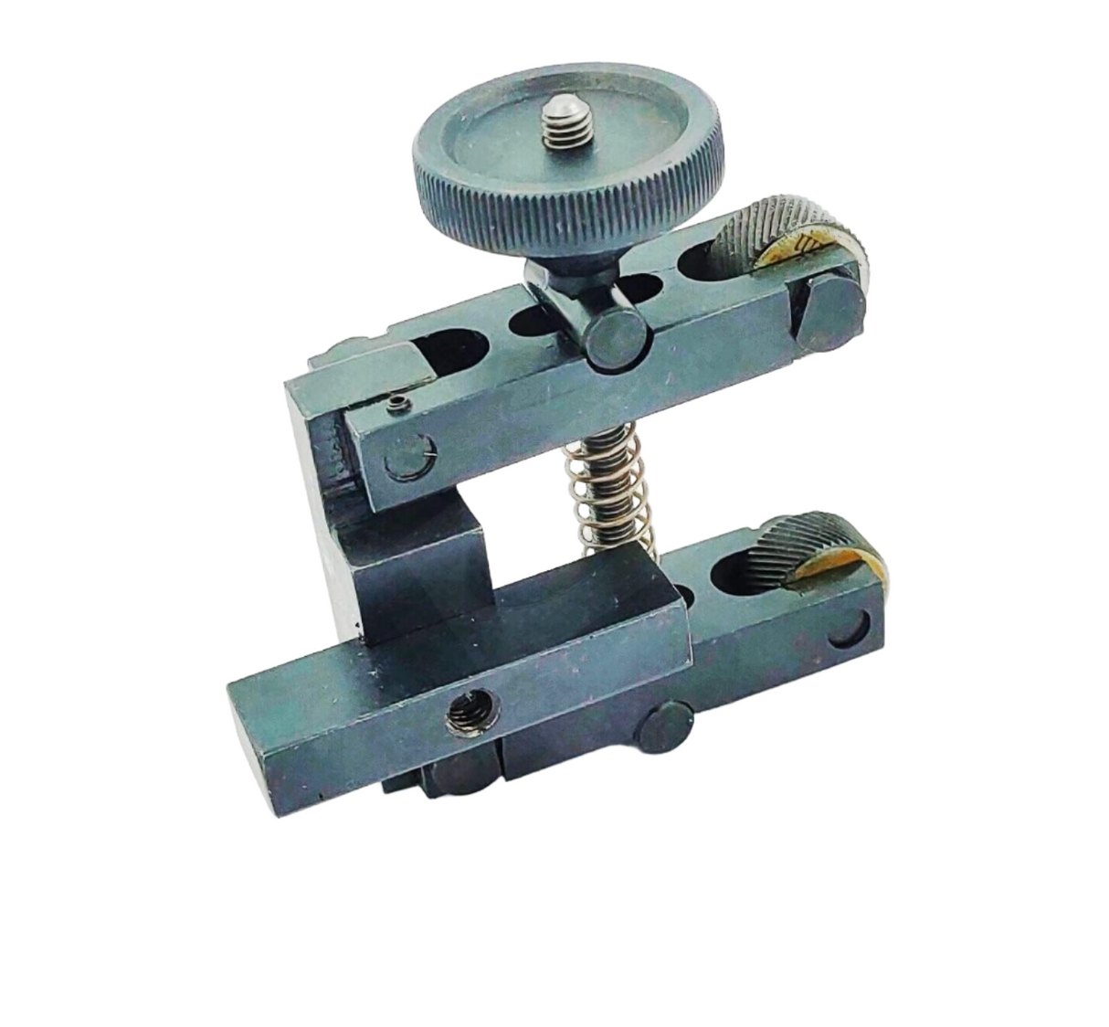 Metalworking clamp type knurling tool with knurl wheels set