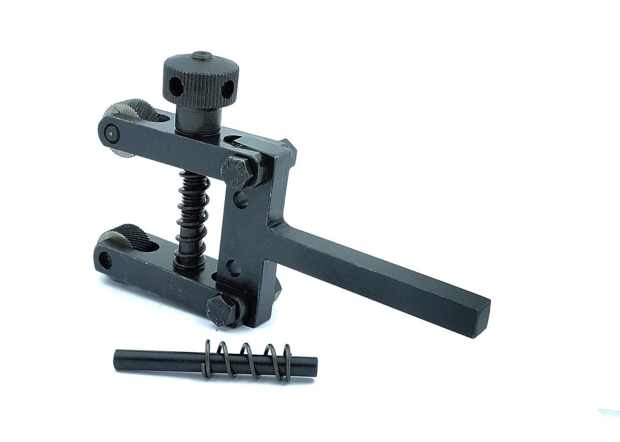Professional clamp knurling tool for metalworking lathes