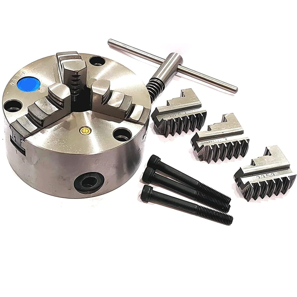 Heavy Duty Chucks With Back Plate for HV4 I 5 I 6 Rotary Tables and Lathe Machines