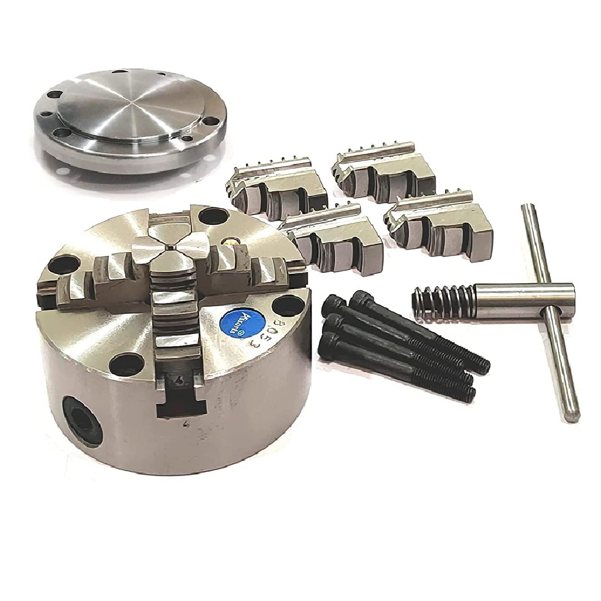 Heavy Duty Chucks With Back Plate for HV4 I 5 I 6 Rotary Tables and Lathe Machines