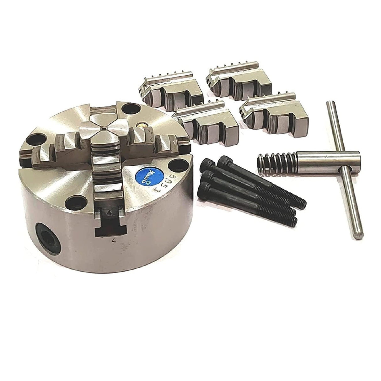 Heavy Duty Chucks With Back Plate for HV4 I 5 I 6 Rotary Tables and Lathe Machines