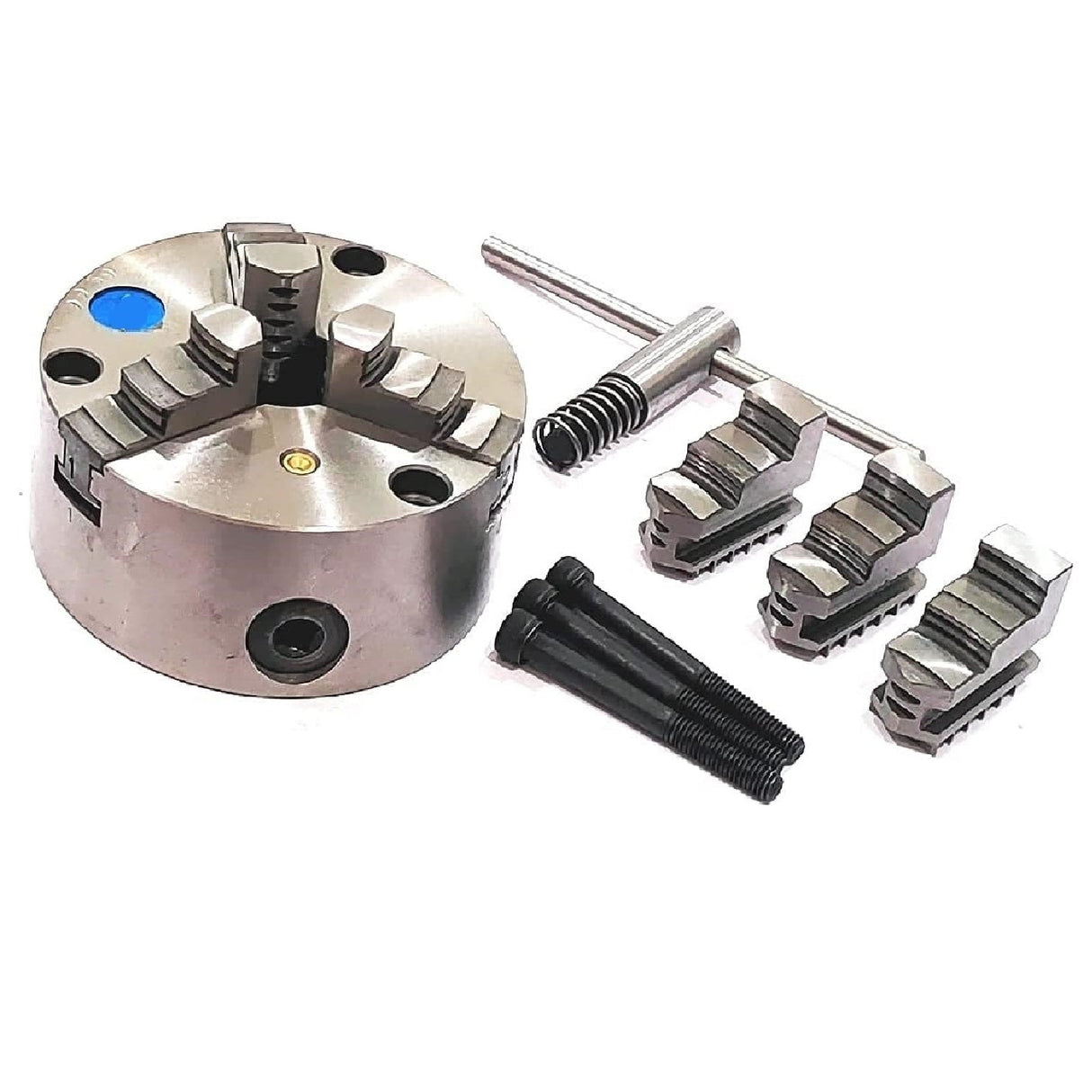 Heavy Duty Chucks With Back Plate for HV4 I 5 I 6 Rotary Tables and Lathe Machines