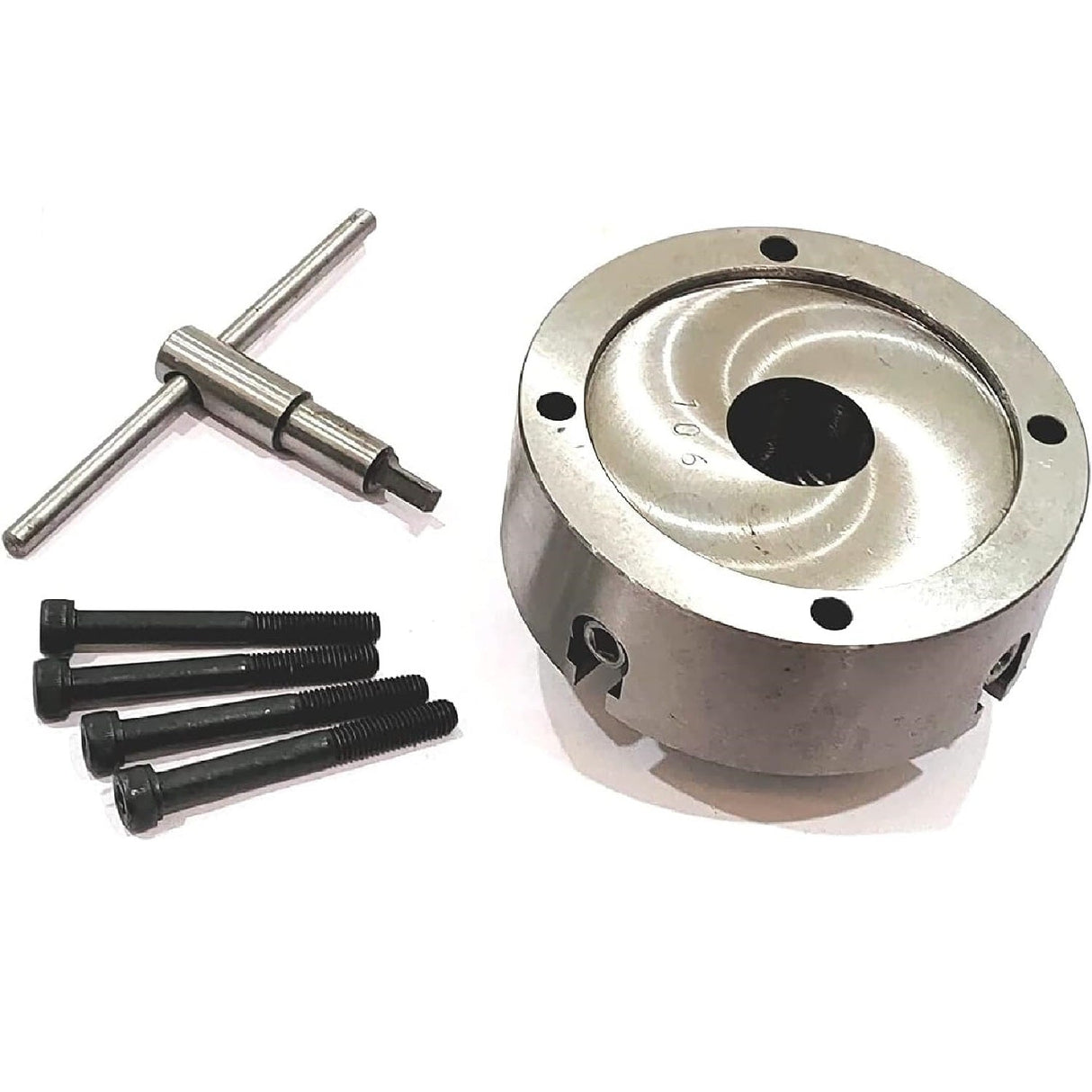 Heavy Duty Chucks With Back Plate for HV4 I 5 I 6 Rotary Tables and Lathe Machines