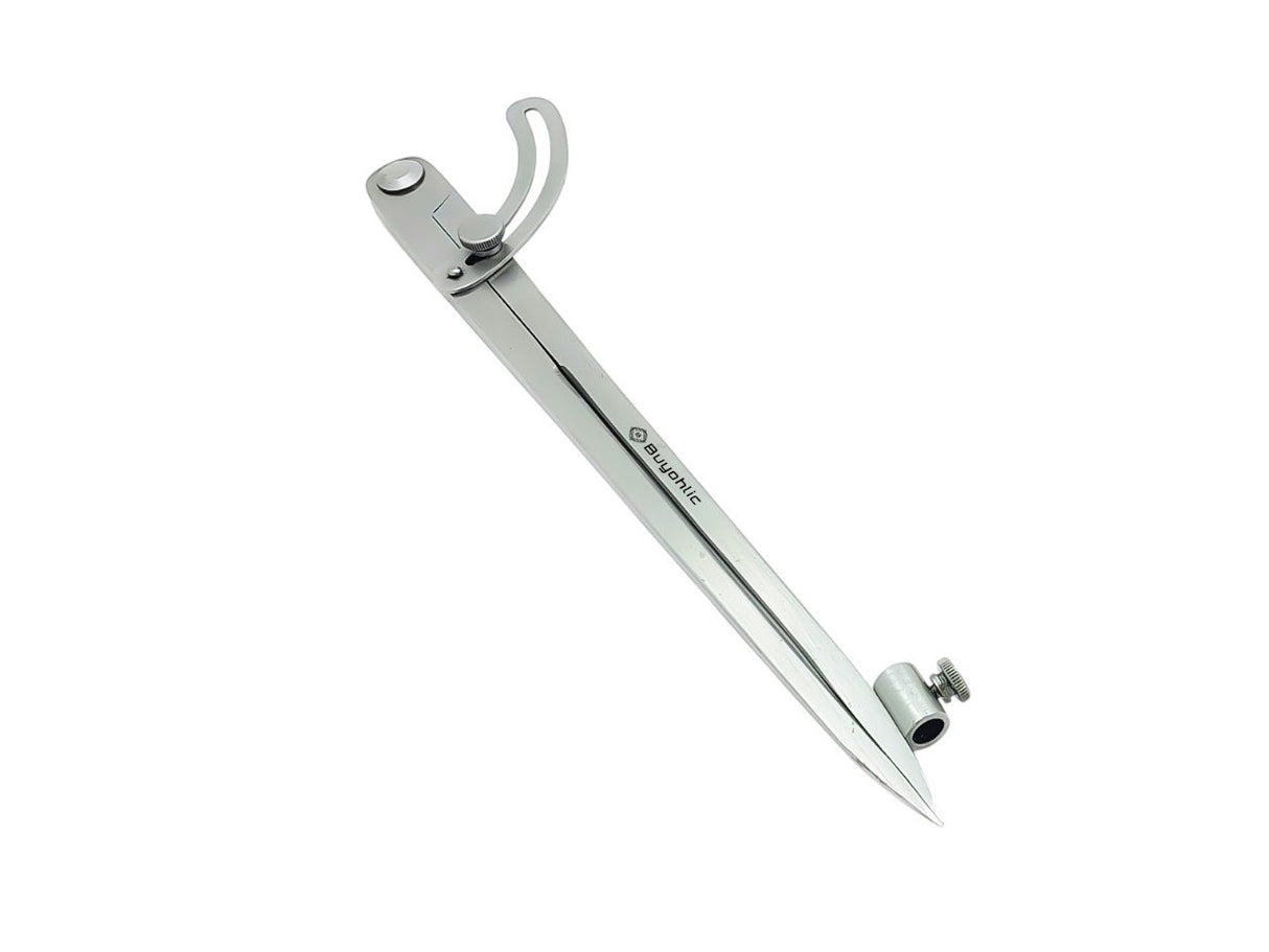 Steel Locking Wing Professional Compass With Pencil Holder For Woodworkers