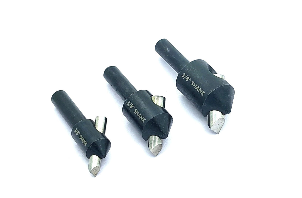 Round Small Fly cutting tool set of 3 Pcs (3/8" Shank) with HSS Cutting Tool Bit (Head Diameter : 9/16" , 3/4" & 7/8" Inches)