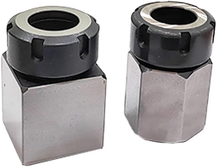 Precision ID ground blue matched ER-32 collet chuck block adapter for CNC Lathe