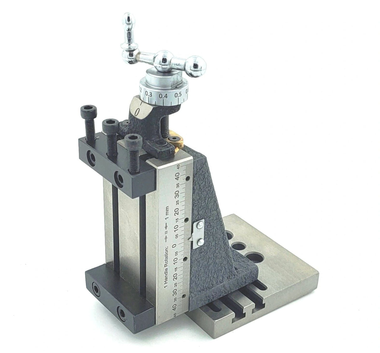 Mini Vertical Milling Slide with Base Plate- Direct Mounting on 7 x 14 Mini Lathe Machine