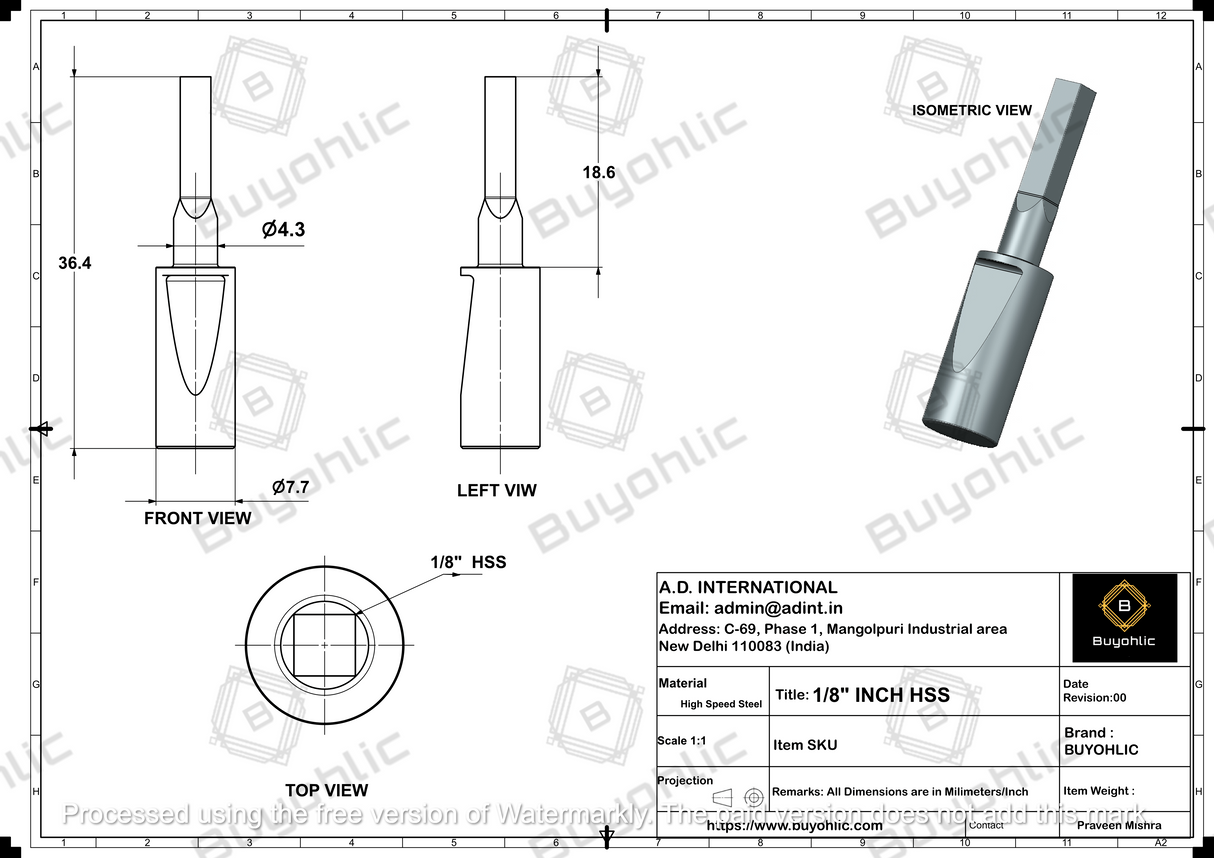 Professional revolving tailstock center for workshop lathes