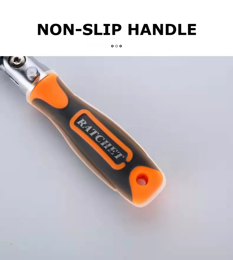 Buyohlic International 38 Pcs Interchangeable screw driver heads Set and 10 hex Drive Socket Set ratchet adjustable wrench All in One Screwdriver Set