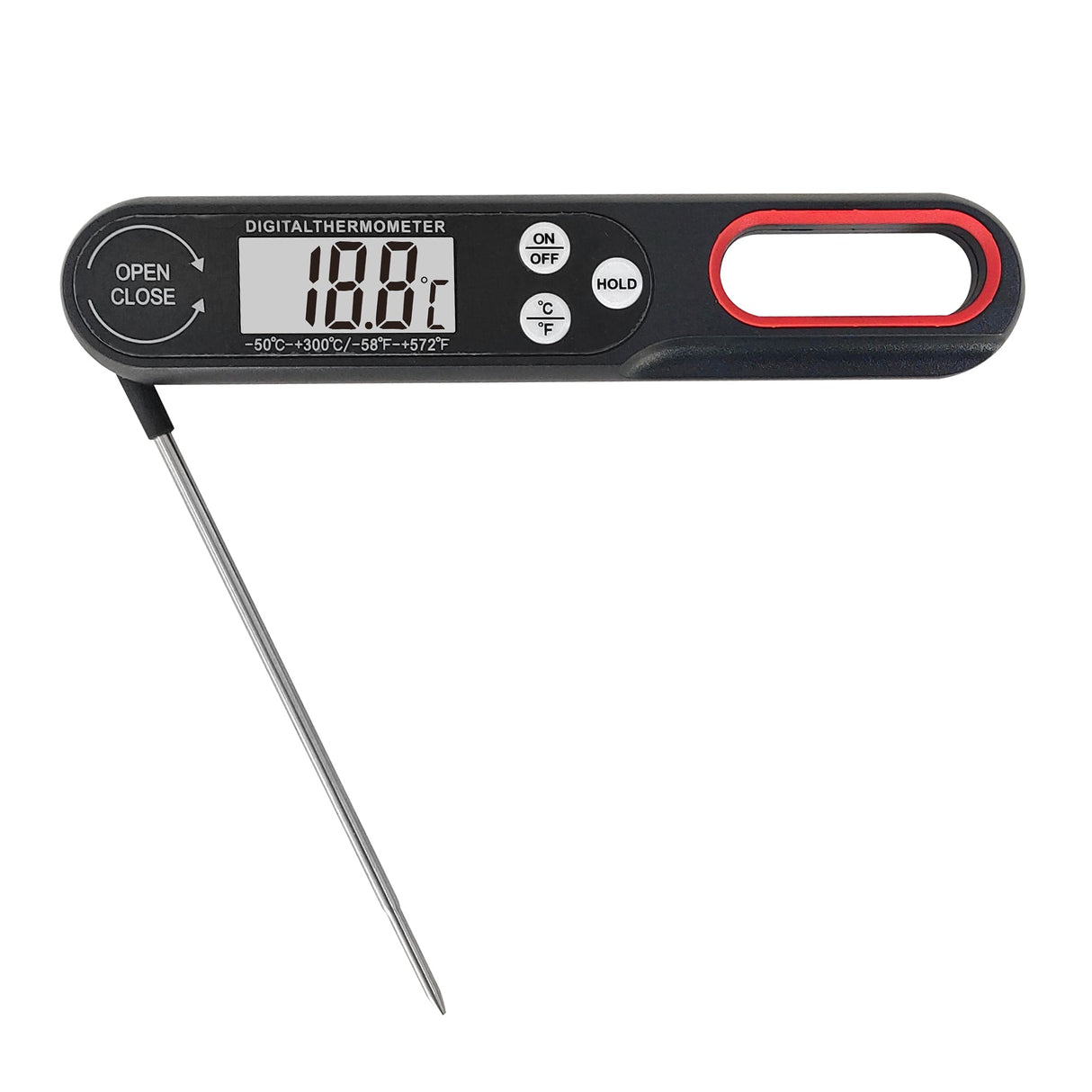 Digital Meat Thermometer for Cooking with Backlit Waterproof food thermometer probe folding barbecue Meat thermometer