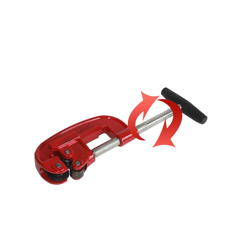 Heavy Duty Pipe Cutter Tool Sharp Rigid Tubing Cutter Cuts Up to Galvanized Pipe, Copper, and Iron Pipe, Metal Tube Cutter Great for Plumbers or Metalworkers