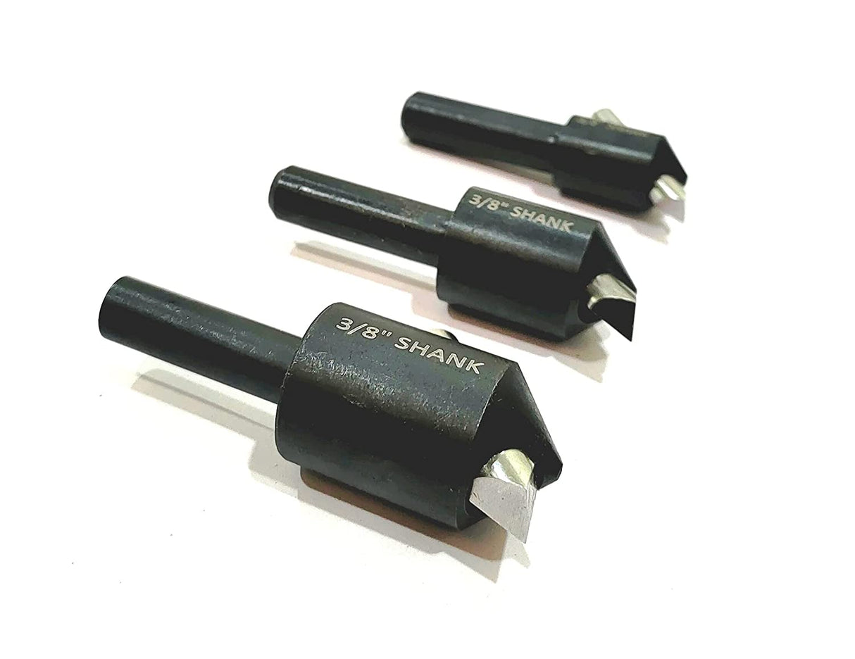 Round Small Fly cutting tool set of 3 Pcs (3/8" Shank) with HSS Cutting Tool Bit (Head Diameter : 9/16" , 3/4" & 7/8" Inches)