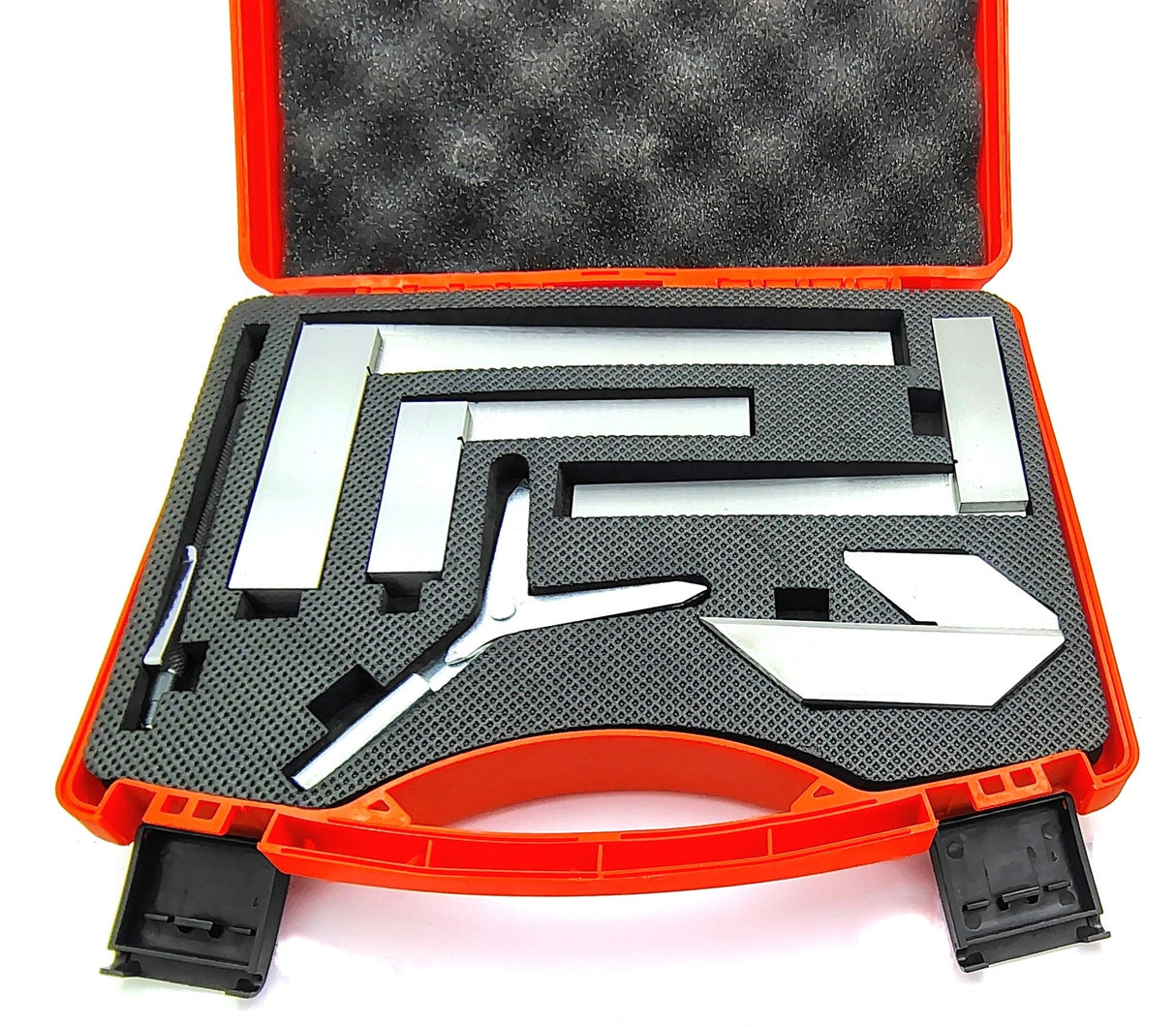 New Starter Engineer Kit (Try Squares, Center Squares, Carbide Scriber Pen, & Y Center Finder) Supplied With Plastic Case