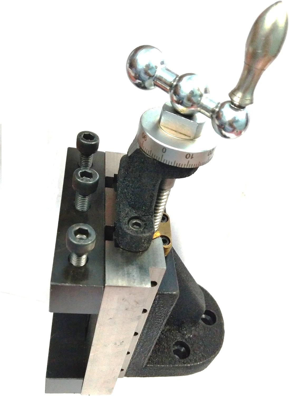 Lathe Vertical Milling Slide 4" x 5" Inches (100 x 125 mm) Fixed Base With Clamp 2 Slots