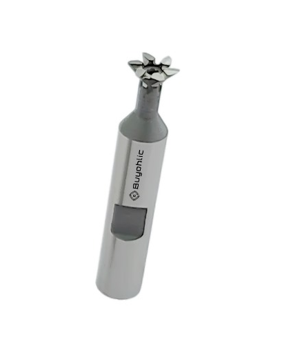Dovetail Cutter HSS 60° – Durable Double-Edged End Mill Tool for Metalworking & Machining
