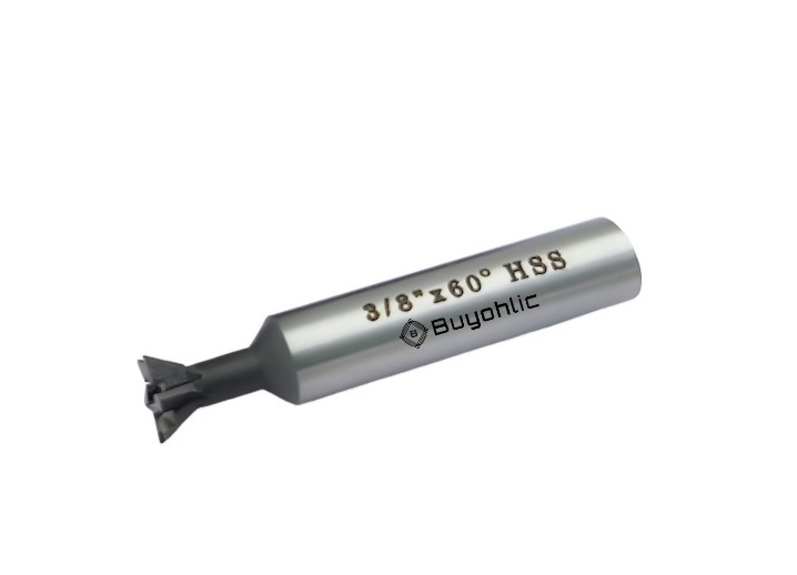 Dovetail Cutter HSS 60° – Durable Double-Edged End Mill Tool for Metalworking & Machining