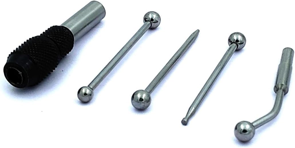 Wiggler & Center finder Set Work Edge Centre Finding Run out concentrical align 5 Pcs Set