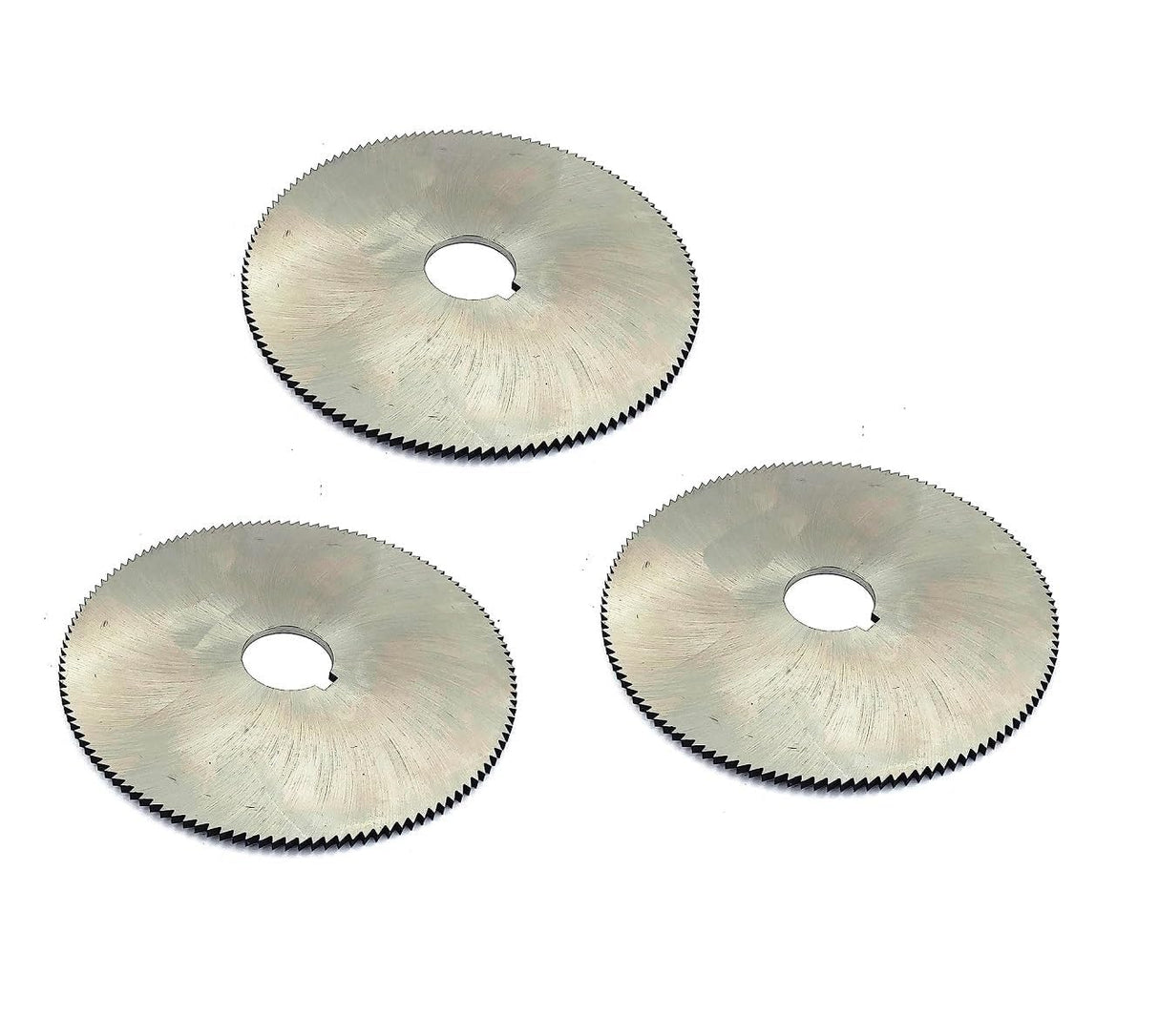 Pack of 3 Pcs Slitting Saw Cutting HSS M2 Blades- Keyway Hole