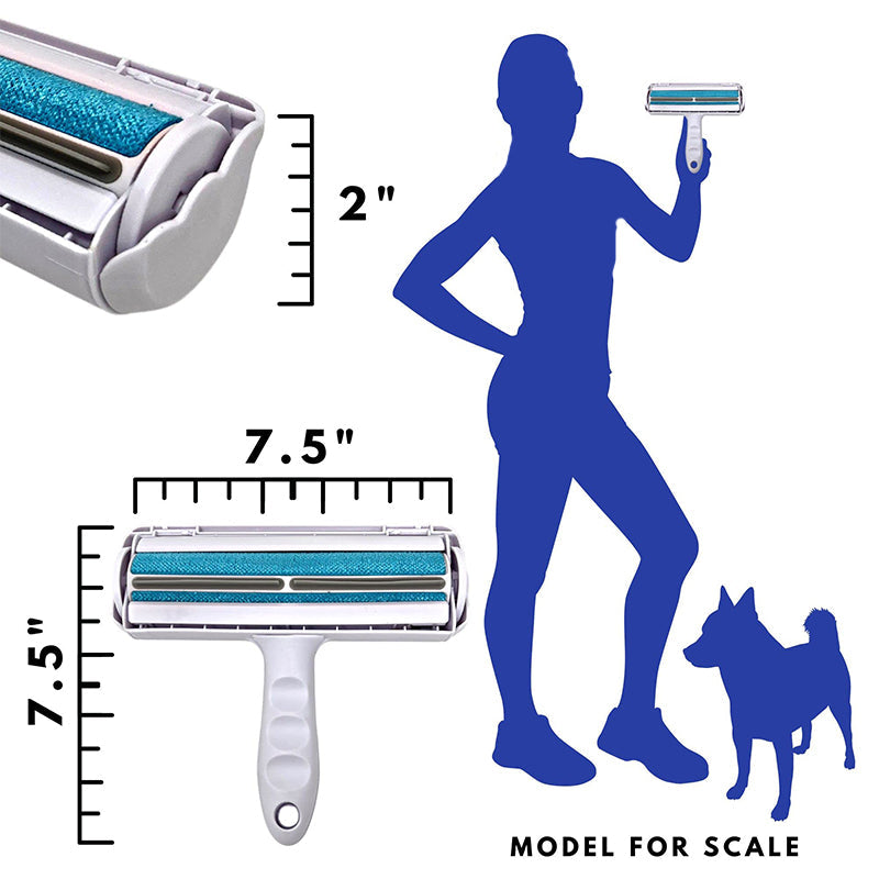 Pet Hair Remover and Reusable Lint Roller Cat and Dog Hair Remover for Furniture, Couch, Carpet, Clothing and Bedding