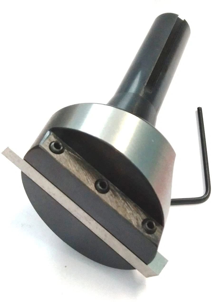 2-1/2" Inch Head Fly Cutter with R8 Shank (7/16" UNF Drawbar) & HSS M2 3/8" Sq x 4" Inch Tool Bit
