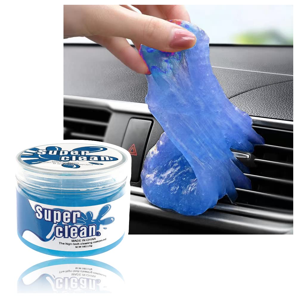 Universal Cleaning Gel for Car Automotive Dust Car Crevice Cleaner Cleaning Mud Dust for Cars and Keyboard Cleaner Gel Clean Slime Reusable Car Vent Cleaner