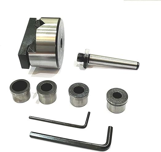 Precision lathe tailstock accessories designed for accurate round bar drilling