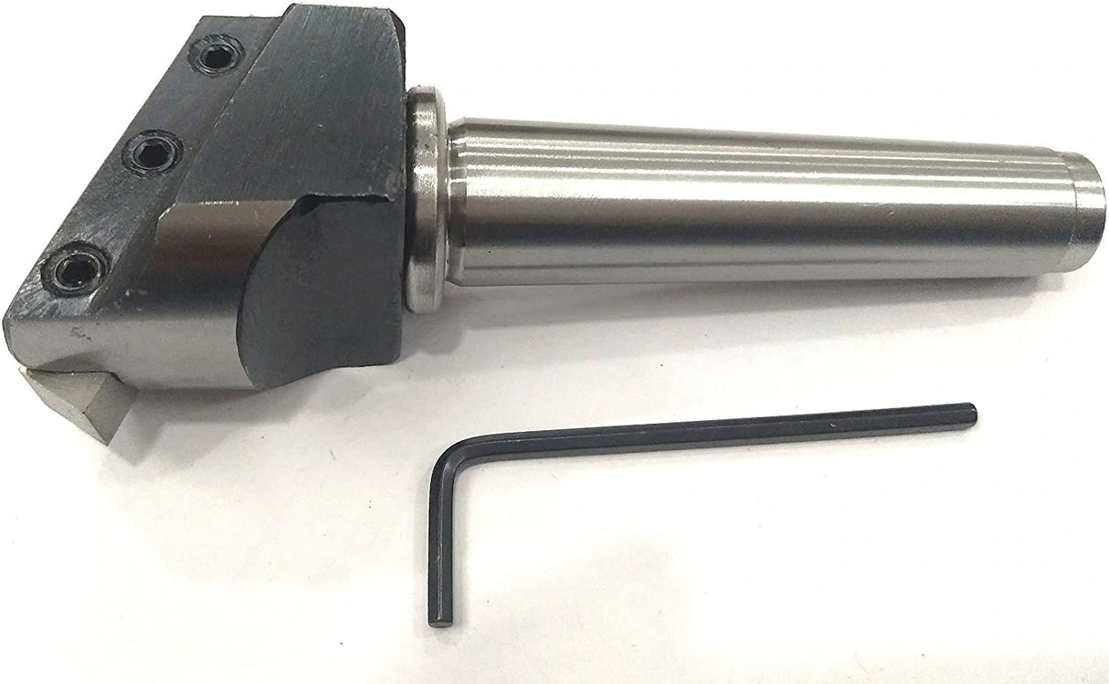 2" Inch Head Fly Cutter with MT3 Shank (M12 x 1.75 Drawbar) & HSS M2 3/8" Sq x 3" Inch Tool Bit