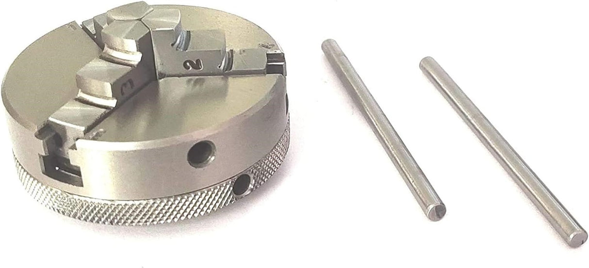 3"/ 80 mm Regular Rotary Table With Small Chucks and back Plate
