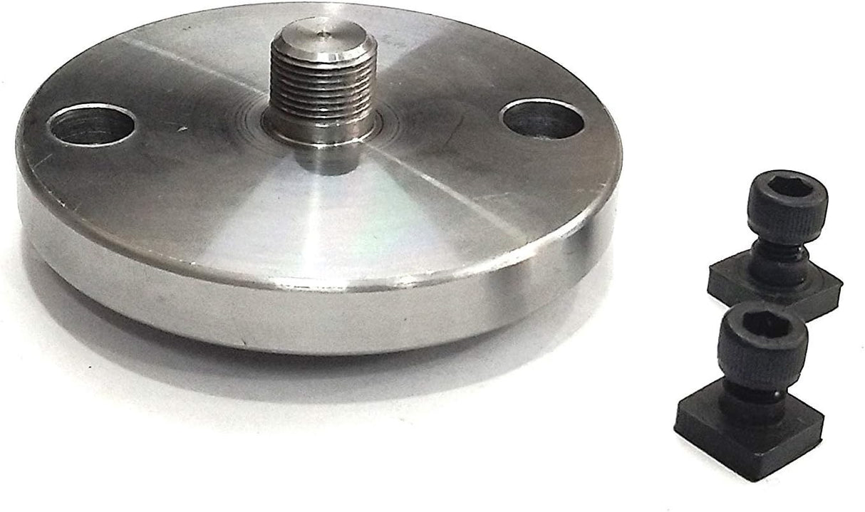 Tool Steel's 65 mm Back Plate for mounting 50 mm Chucks on watchmaker, 2.75" Inch Rotary Tables