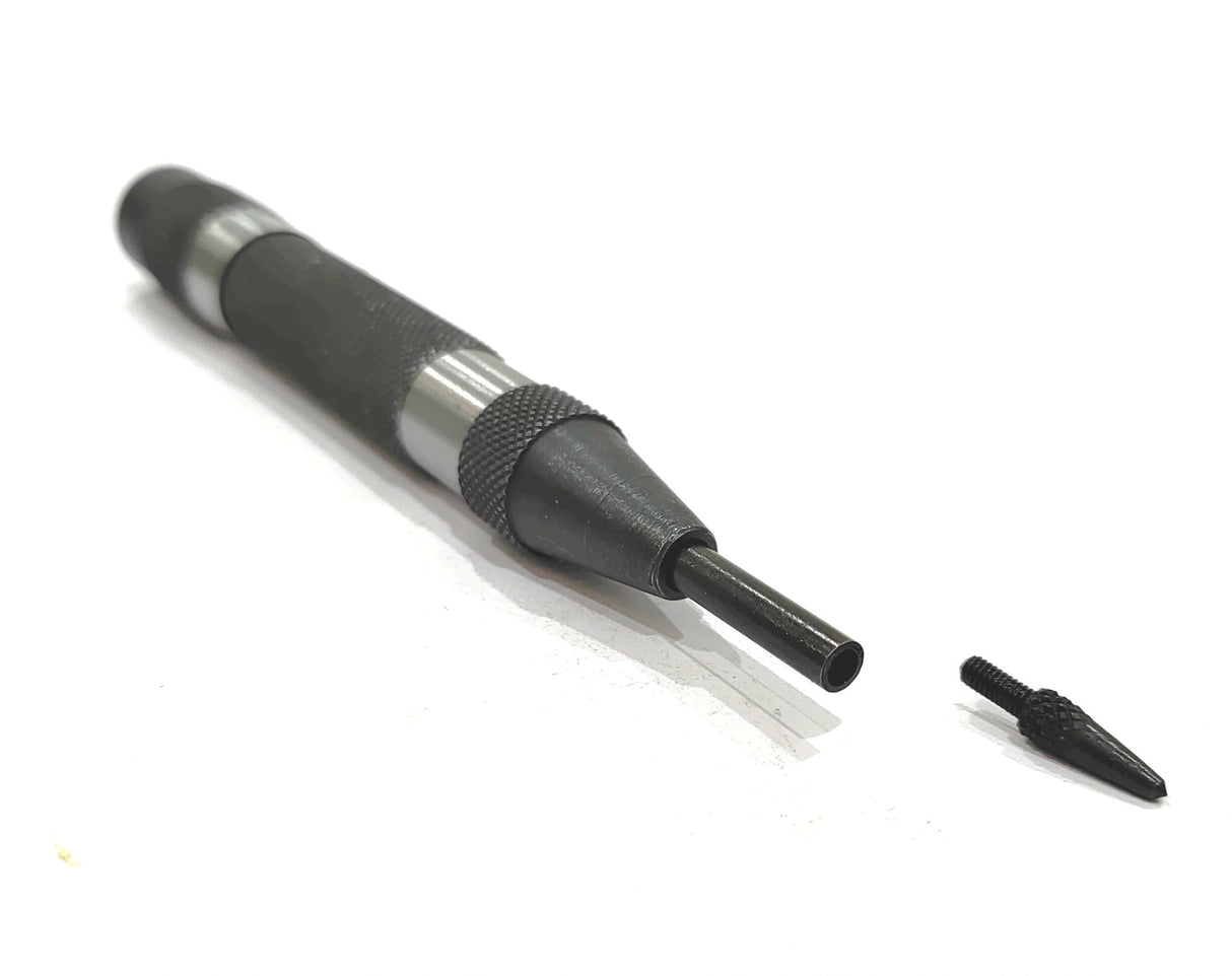 Automatic Center Punch with Replaceable Hardened Steel Tip