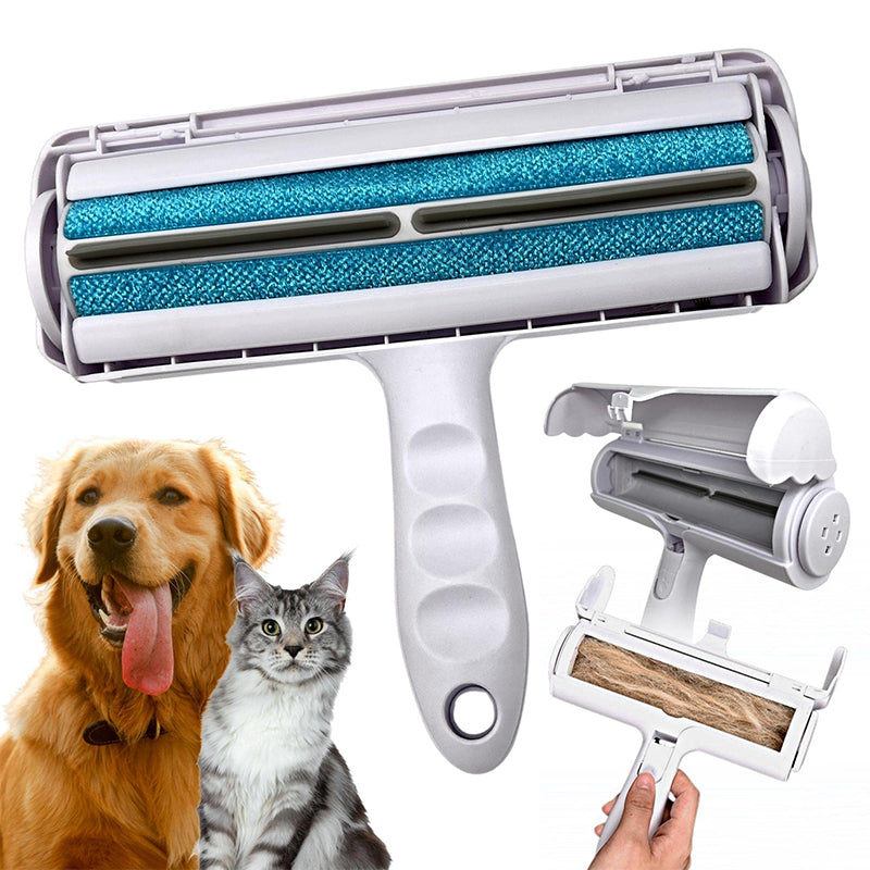 Pet Hair Remover and Reusable Lint Roller Cat and Dog Hair Remover for Furniture, Couch, Carpet, Clothing and Bedding