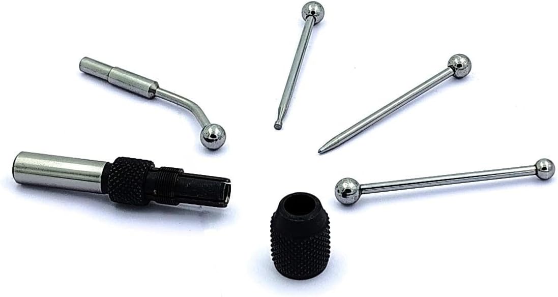 Wiggler & Center finder Set Work Edge Centre Finding Run out concentrical align 5 Pcs Set