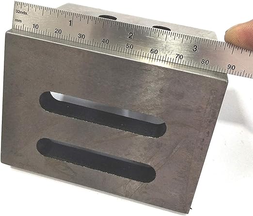 Caste Iron Stress Relieved Slotted Webbed Angle Plate