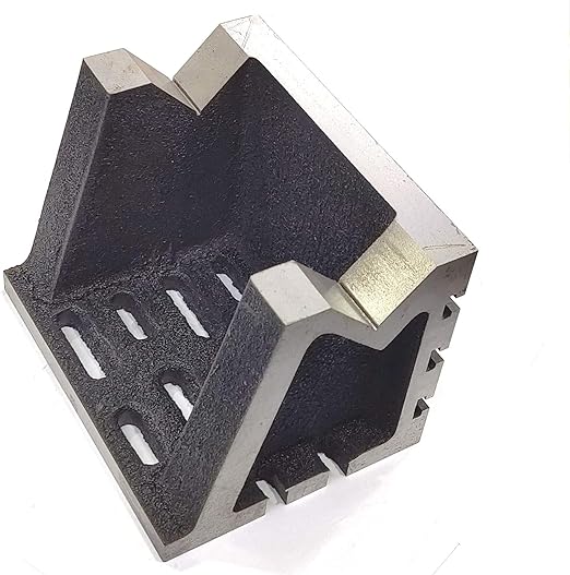 Graded Caste Iron Vee Angle Plates-stress Relieved Slotted