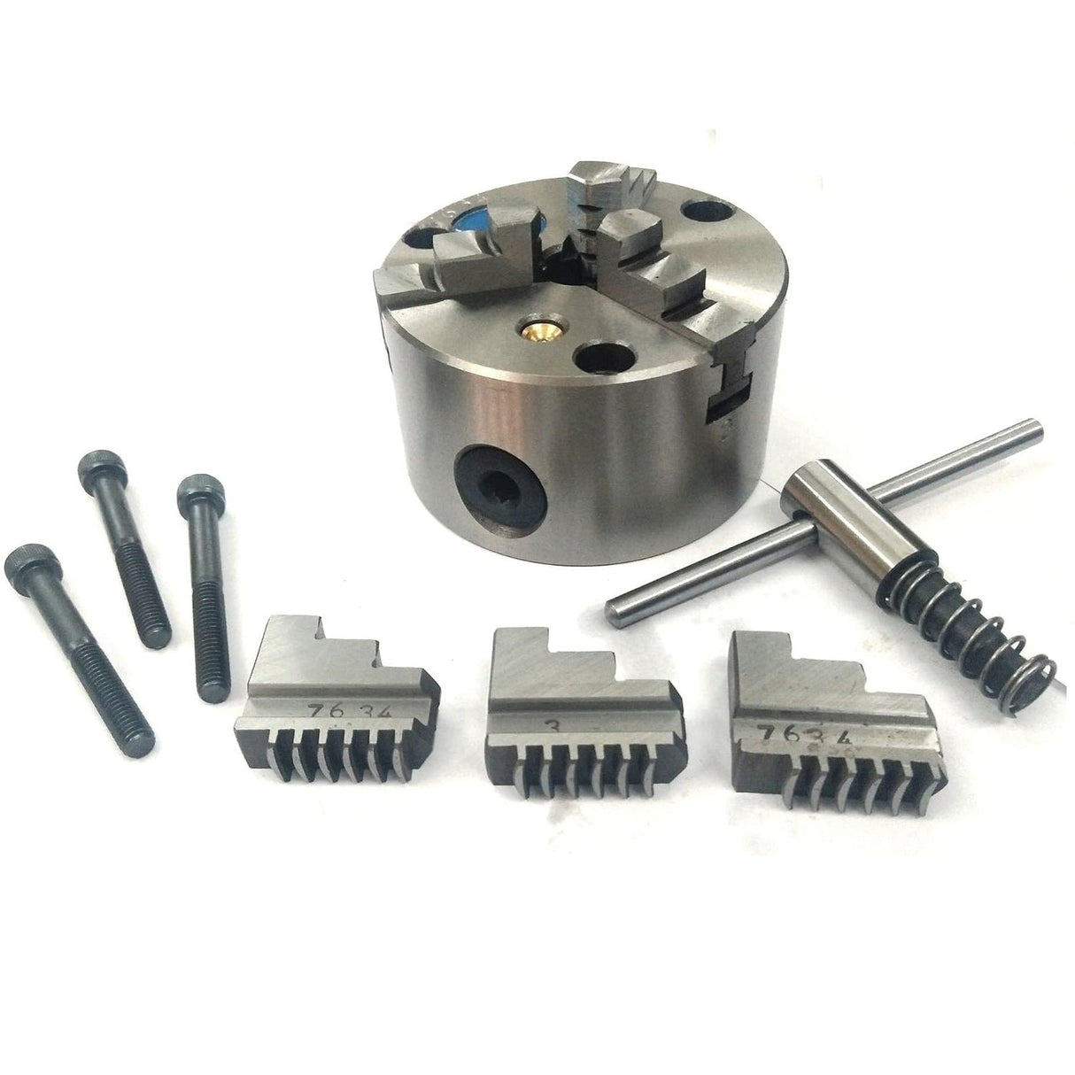 80 mm Chucks for 3" I 80 mm & 4" Inch I 100 mm Rotary Tables & Small Bench Top Lathe Machines (Copy)