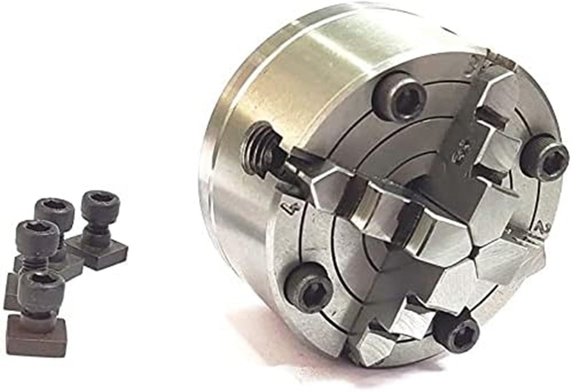 3"/ 80 mm Regular Rotary Table With Small Chucks and back Plate