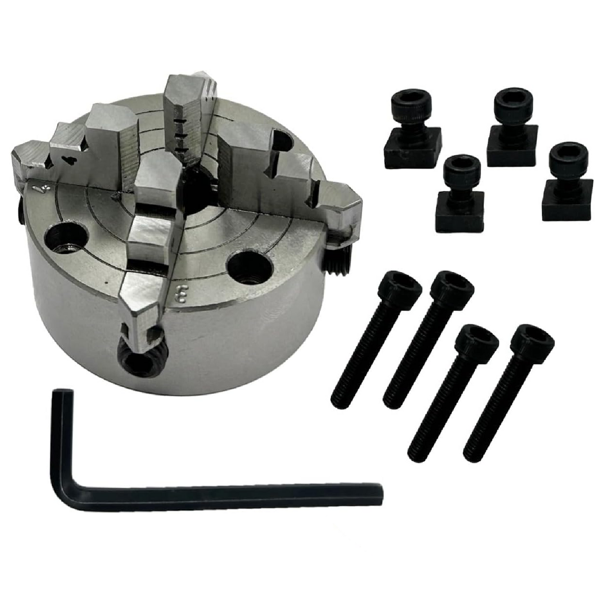 80 mm Chucks for 3" I 80 mm & 4" Inch I 100 mm Rotary Tables & Small Bench Top Lathe Machines (Copy)