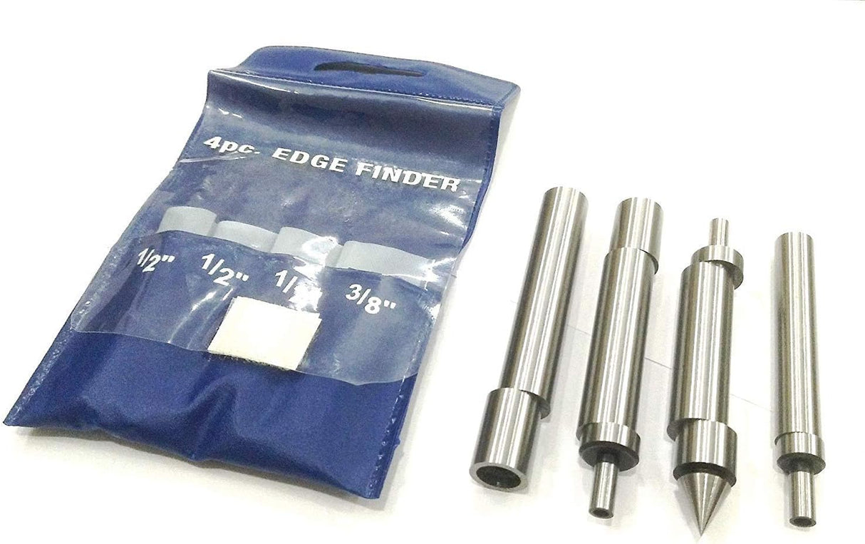 Tool Steel Quality 4 Pieces Edge Finder Set Includes EF-130, 132, 133, 134