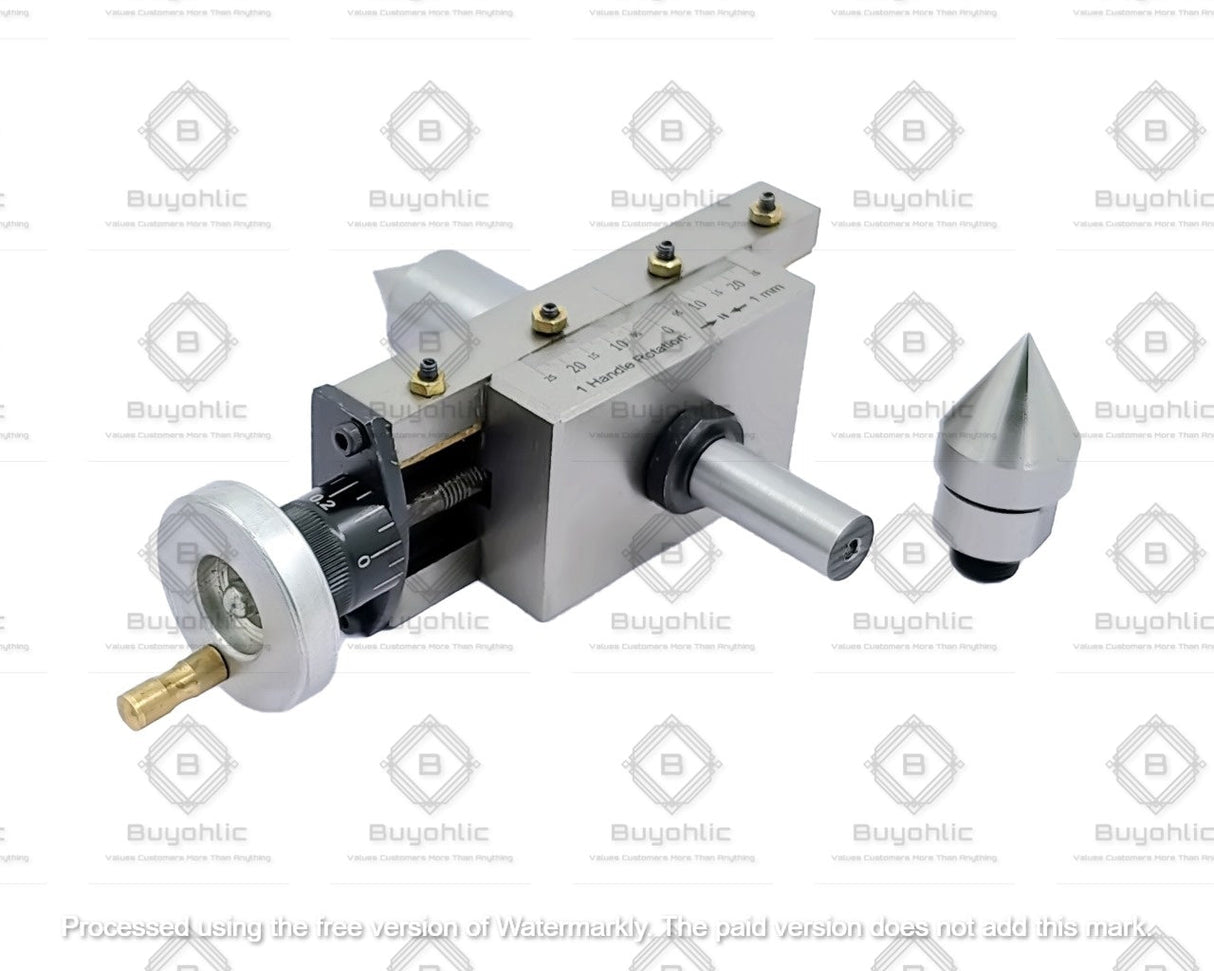 Lathe's Live Tailstock Taper Metal Turning Attachment II Interchangeable Live & Dead Center Options