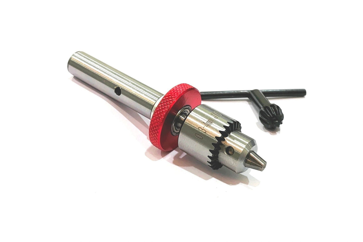 Buyohlic Micro Fine Drill Adaptor Miniature Quill 1/2" Shank-JT0 Taper to mount Drill Chuck