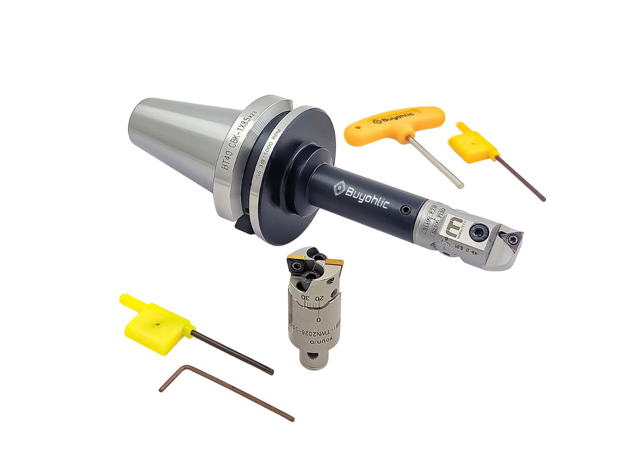 BT40 CBK-1 x 85 Adaptor For Holding Micro Adjustment Boring Heads