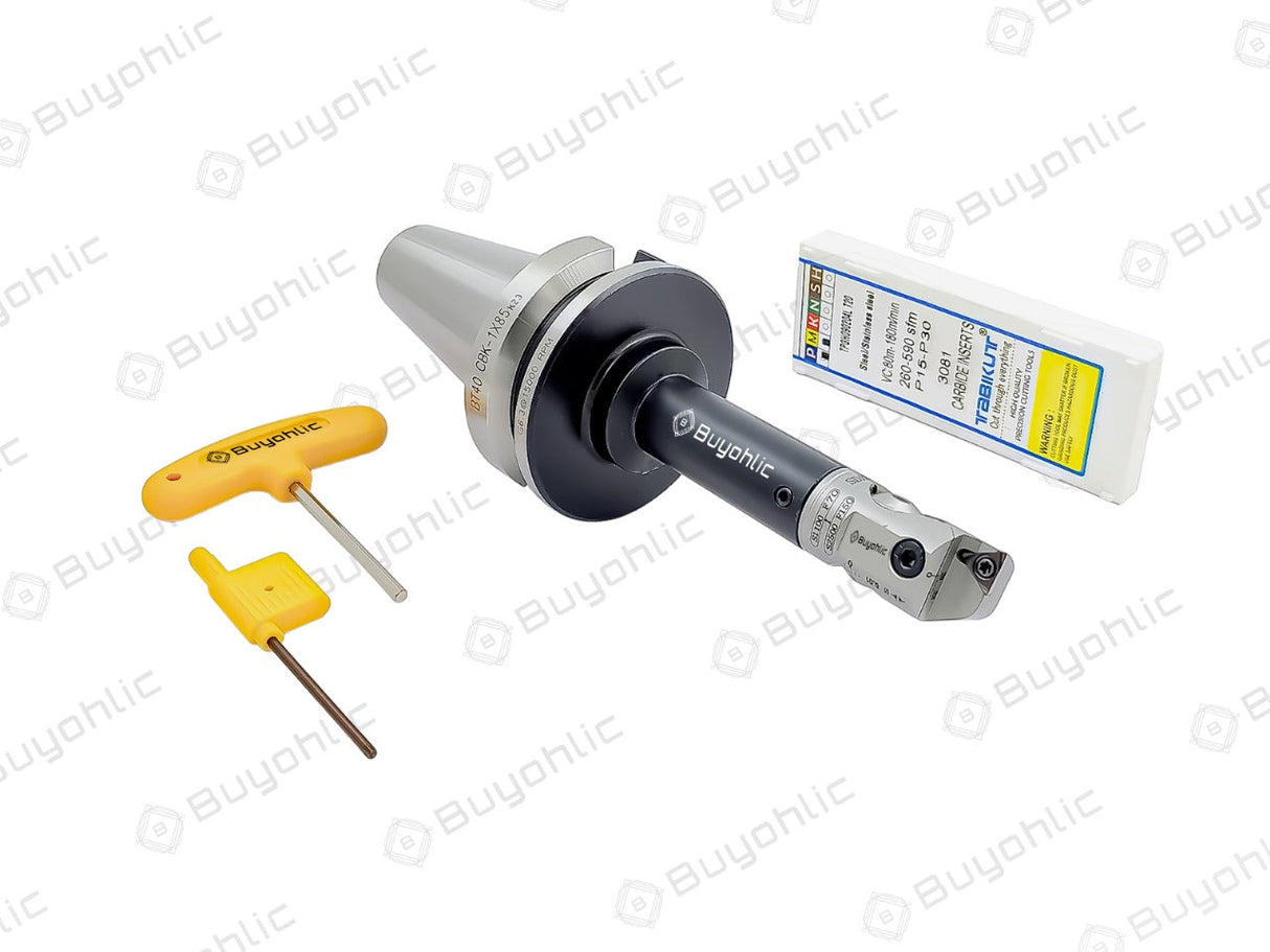 BT40 CBK-1 x 85 Adaptor For Holding Micro Adjustment Boring Heads