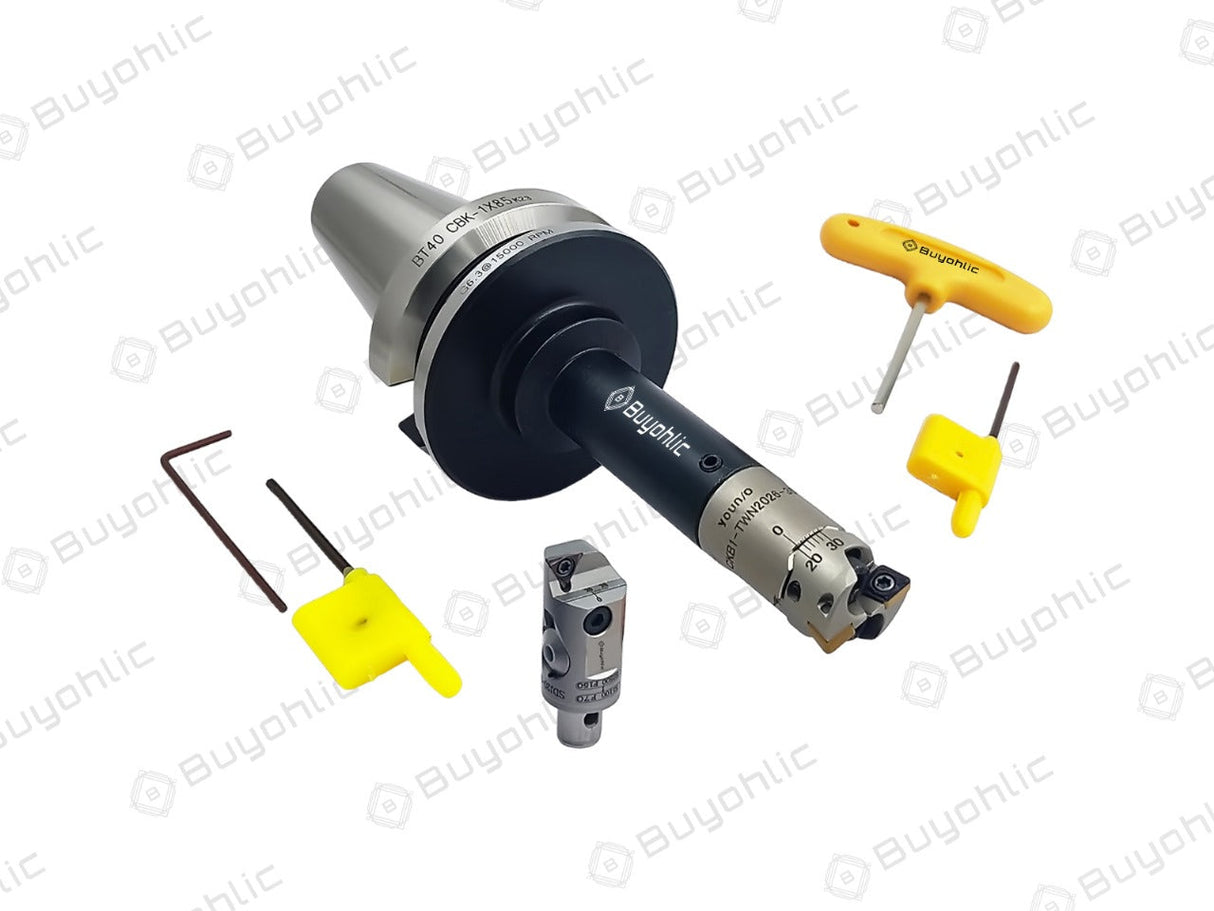 BT40 CBK-1 x 85 Adaptor For Holding Micro Adjustment Boring Heads