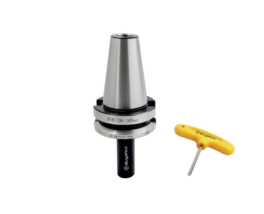 BT40 Shank CBK-1 x 85 Adaptor For Holding Micro Adjustment Rough & Fine Boring Heads on CNC Machine