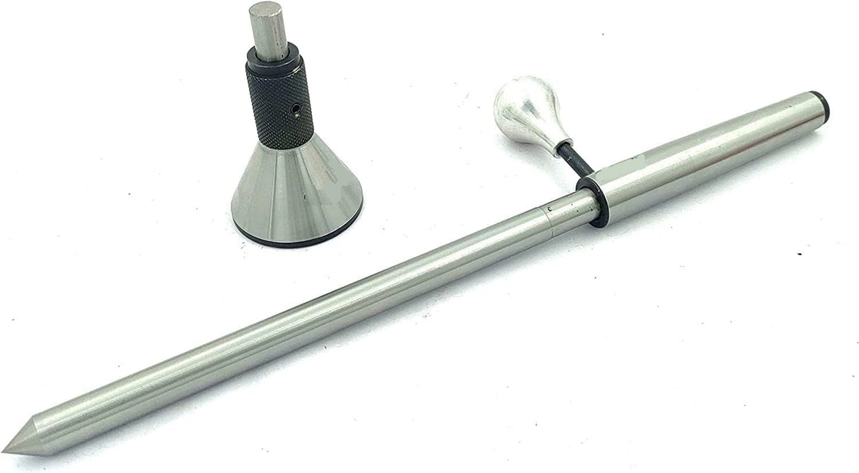 New Centralizer Tool Kit Includes 2MT Shank Centraliser & Engineer Bell Punch For Locating Work-piece Center on Independent Lathe Chuck